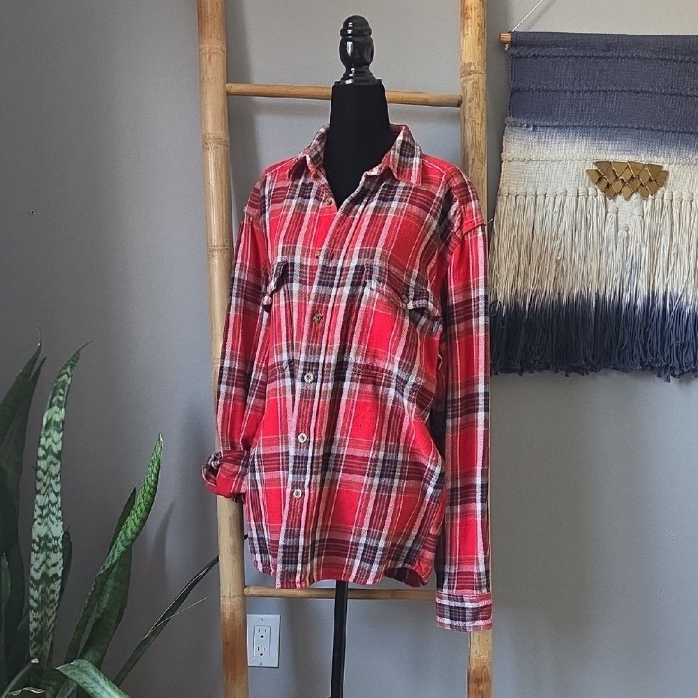 Woolrich Plaid Button-Up Shirt